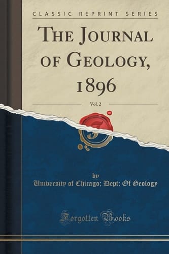 The Journal of Geology, 1896