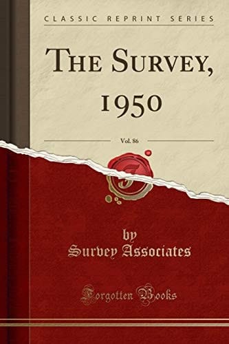 The Survey, 1950, Vol. 86 (Classic Reprint)