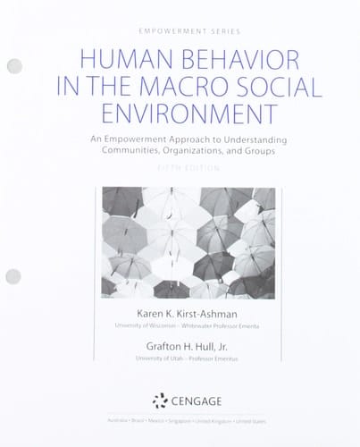 Empowerment + Mindtap Social Work, 1-term, 6 Month Printed Access Card Human Behavior in the Macro Social Environment