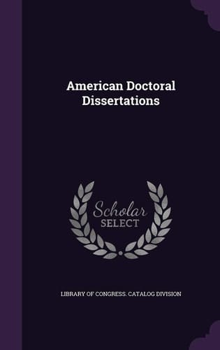 American Doctoral Dissertations