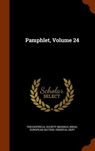 Pamphlet, Volume 24