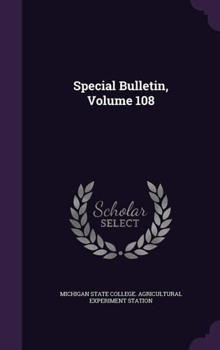 Special Bulletin, Volume 108