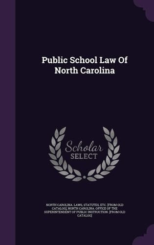 Public School Law of North Carolina