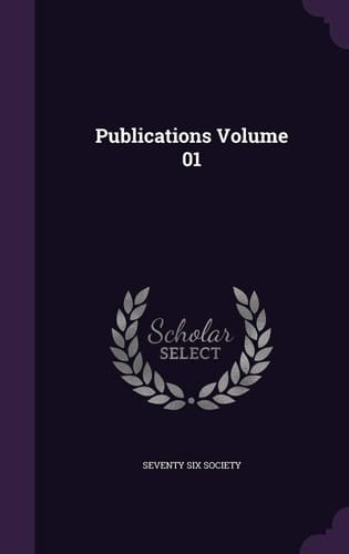 Publications Volume 01