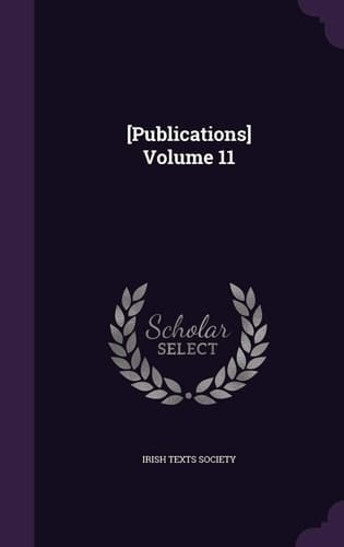 [Publications] Volume 11