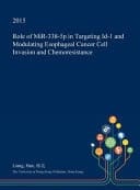 Role of Mir-338-5p in Targeting Id-1 and Modulating Esophageal Cancer Cell Invasion and Chemoresistance