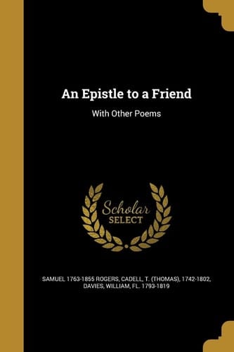 An Epistle to a Friend