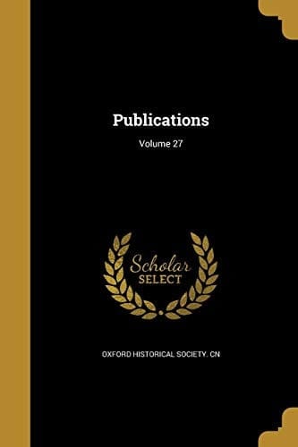Publications; Volume 27