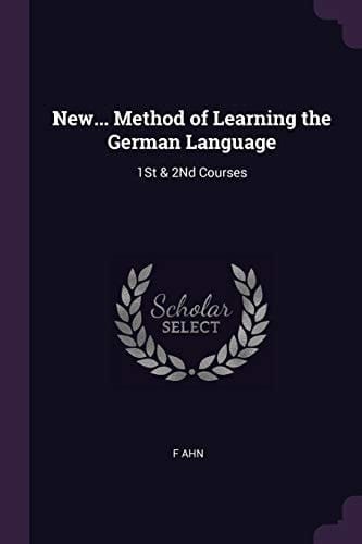 New... Method of Learning the German Language 1St & 2Nd Courses