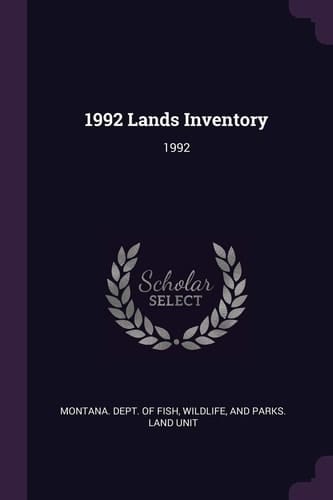 1992 Lands Inventory 1992