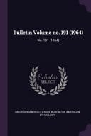 Bulletin Volume No. 191 (1964)