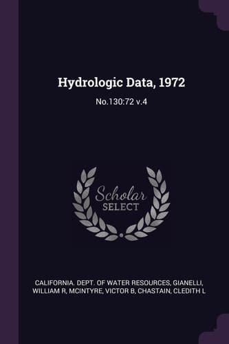 Hydrologic Data 1972 No. 130:72 V. 4
