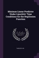 Minimax Linear Predictor Under Lipschitz' Type Conditions for the Regression Function