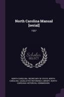 North Carolina Manual [serial] 1937
