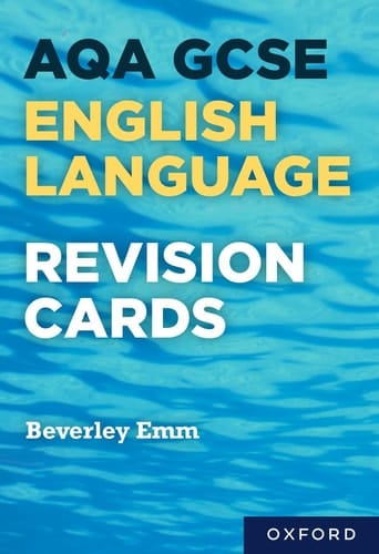 AQA GCSE English Language revision cards (AQA GCSE English Language and English Literature)
