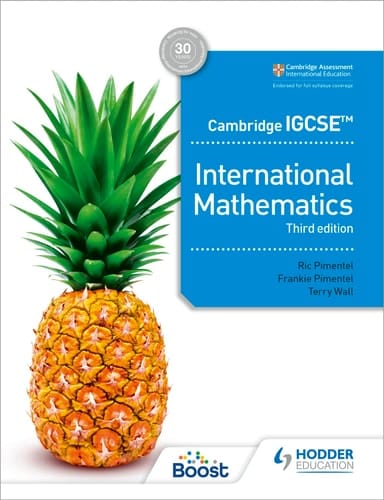 Cambridge IGCSE International Mathematics Third Edition Hodder Education Group