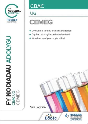 Fy Nodiadau Adolygu: CBAC Cemeg UG (My Revision Notes: WJEC/Eduqas AS/A-Level Year 1 Chemistry)