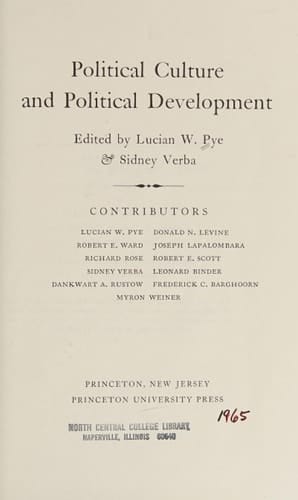 Political Culture and Political Development