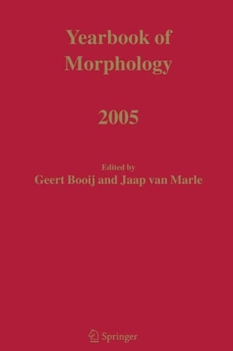 Yearbook of Morphology 2005