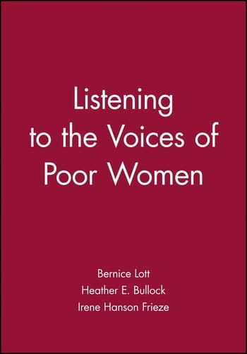 Listening to the Voices of Poor Women