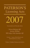 Paterson's Licensing Acts 2007