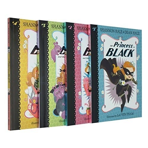 The Princess in Black Collection 4 Books Set (The Princess in Black, The Perfect Princess Party, The Hungry Bunny Horde, Takes a Vacation)