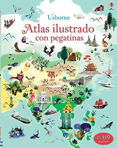 ATLAS ILUSTRADO PEGATINAS