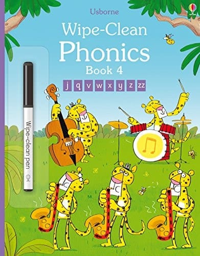 Wipe Clean Phonics Book 4