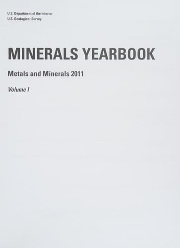 Minerals Yearbook Metals and Minerals