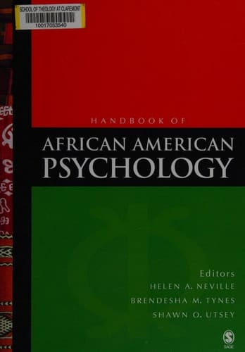 Handbook of African American Psychology
