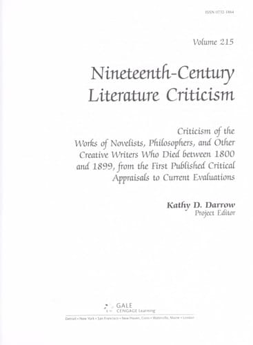 19Th Cen Lit Crit 215