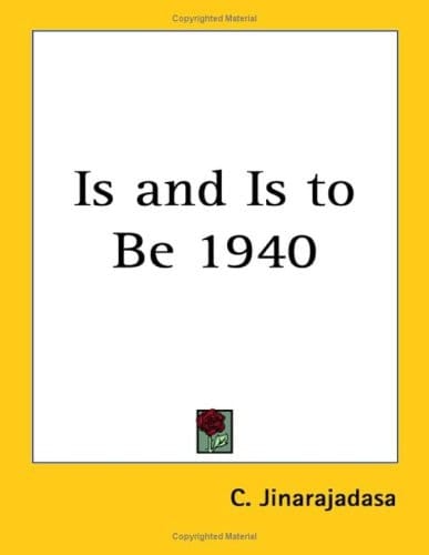 Is and Is to Be 1940