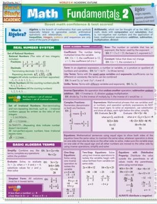 Math Fundamentals 2
            
                Quickstudy Academic