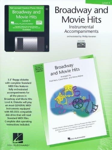 Broadway And Movie Hits Instrumental Accompaniments; Level 4