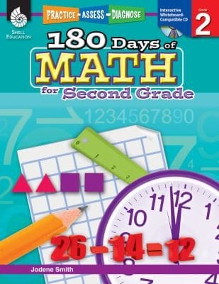 180 Days Of Math For Second Grade Practice Assess Diagnose