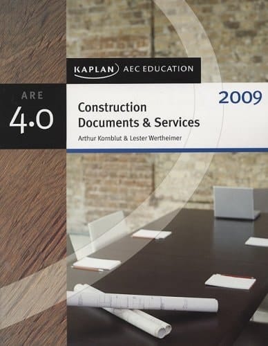 Construction Documents & Services 2009