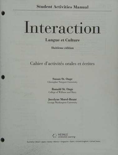 Interaction - Langue et Culture