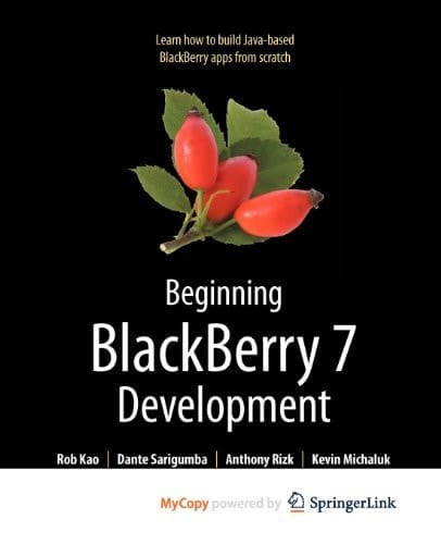Beginning BlackBerry 7 Development