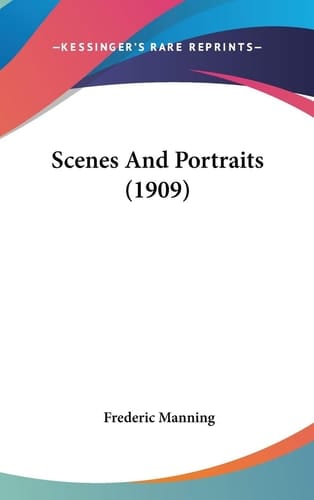 Scenes And Portraits (1909)