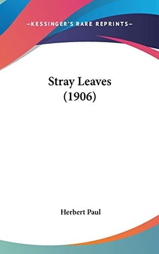 Stray Leaves (1906)