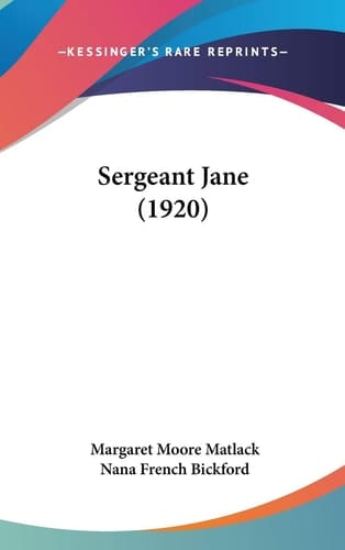 Sergeant Jane (1920)