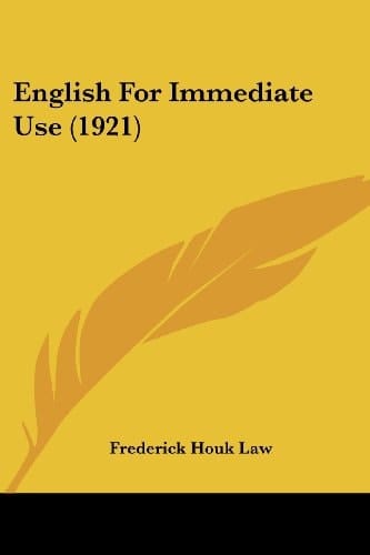 English For Immediate Use (1921)