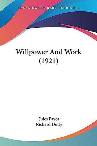 Willpower And Work (1921)