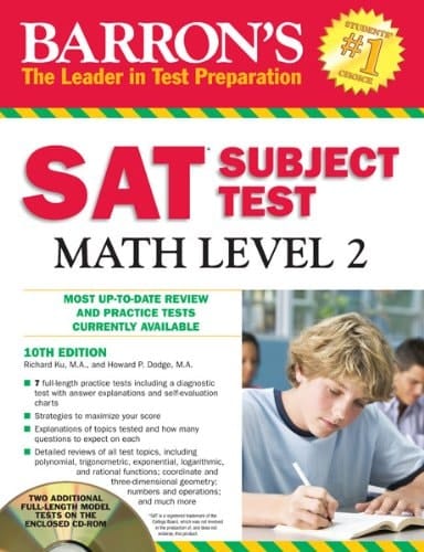 Barron's SAT Subject Test Math Level 2 with CD-ROM
