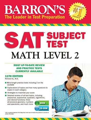 Barron's SAT Subject Test Math Level 2 with CD-ROM
