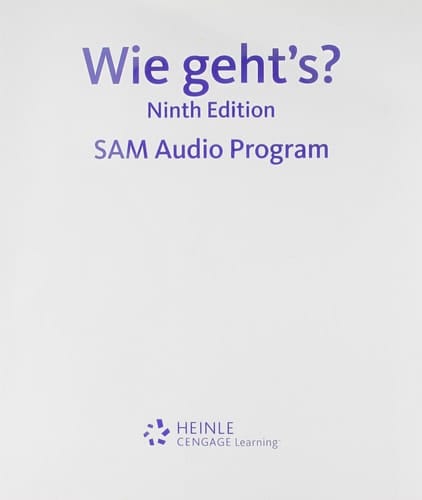 Lab Audio CDs (9) for Sevin/Sevin's Wie Geht's?
