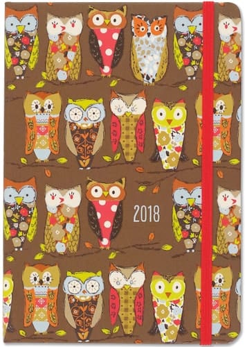 Perching Owls 2018 Calendar