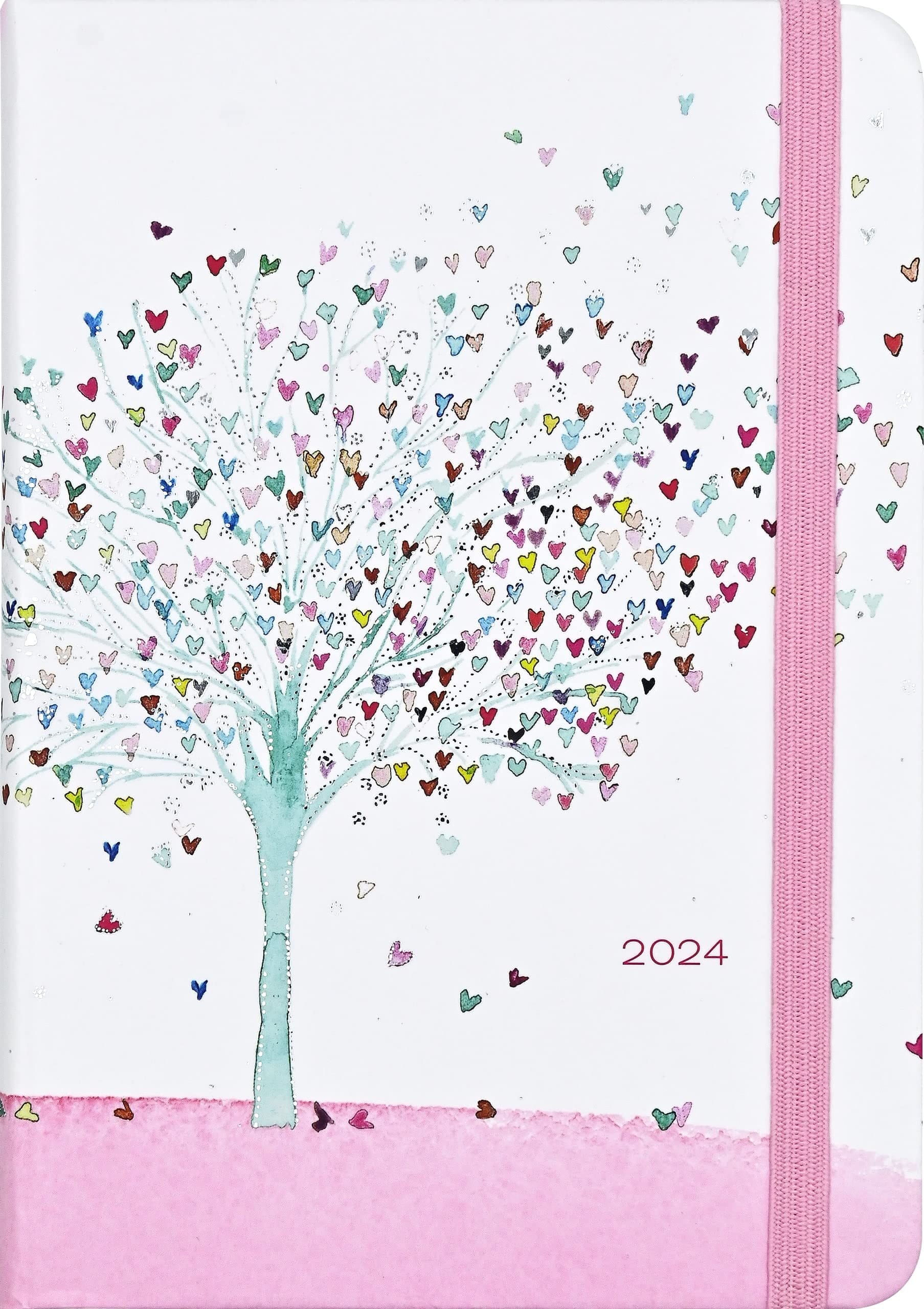 2024 Tree of Hearts Weekly Planner (16 months, Sept 2023 to Dec 2024)
