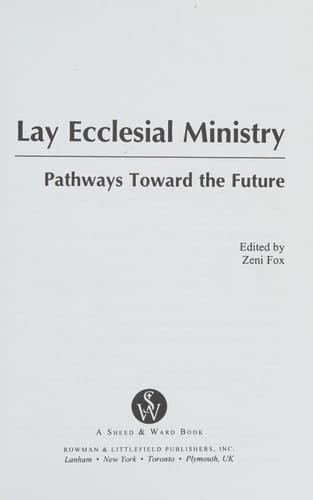 Lay Ecclesial Ministry
