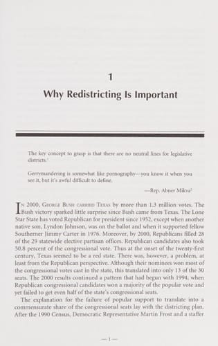 Redistricting: The Most Political Activity in America
